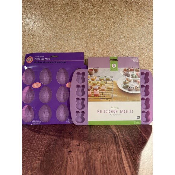 2 Brand New Silicone Molds – Bunnies & Eggs, Perfect for Easter! 🐰🥚✨ - Picture 1 of 11